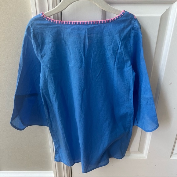 Lilly Pulitzer Girls Piet Coverup, Size Small - Picture 5 of 6